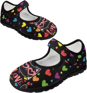 Women's Walking Shoes Lady Fashion Mary Jane Sneakers Breathable Adjustable Working Flat Shoes