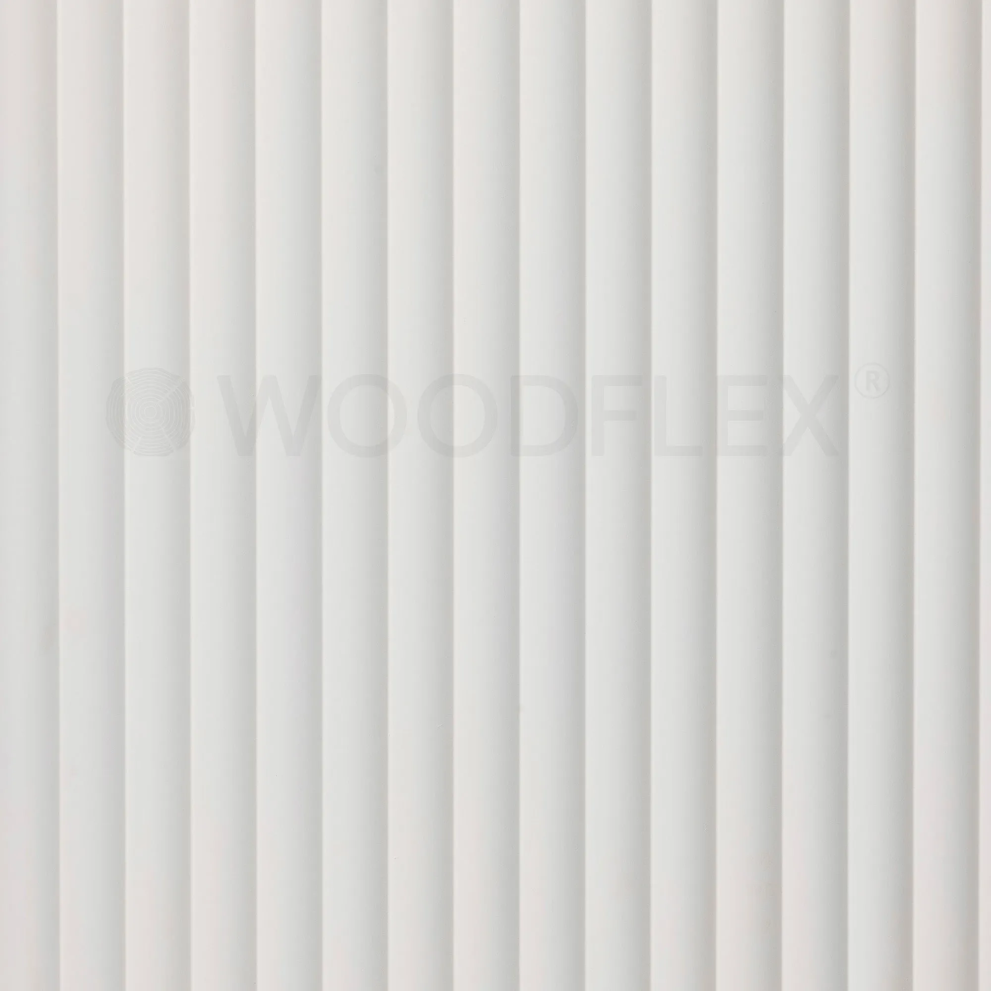 WOODFLEX WHITE PRIMED FLEXIBLE - HALF ROUND 37 - 2700mm x 600mm