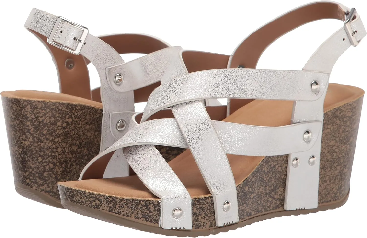 YOKI Women's Comfort Wedge Sandal